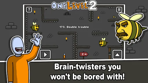 Capturas de tela do One Level 2 Stickman Jailbreak