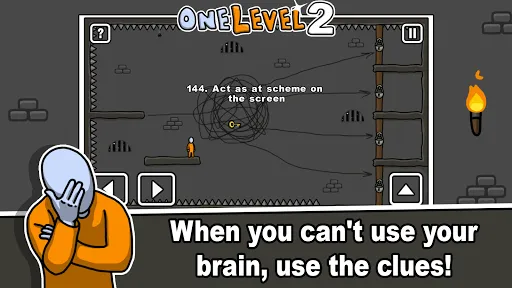Capturas de tela do One Level 2 Stickman Jailbreak