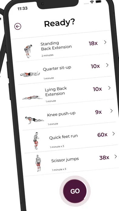 11 minutes fitness workout 스크린샷