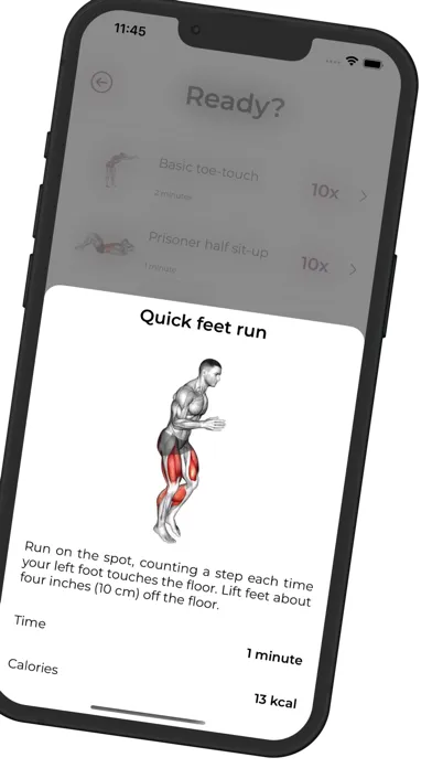 11 minutes fitness workout 스크린샷