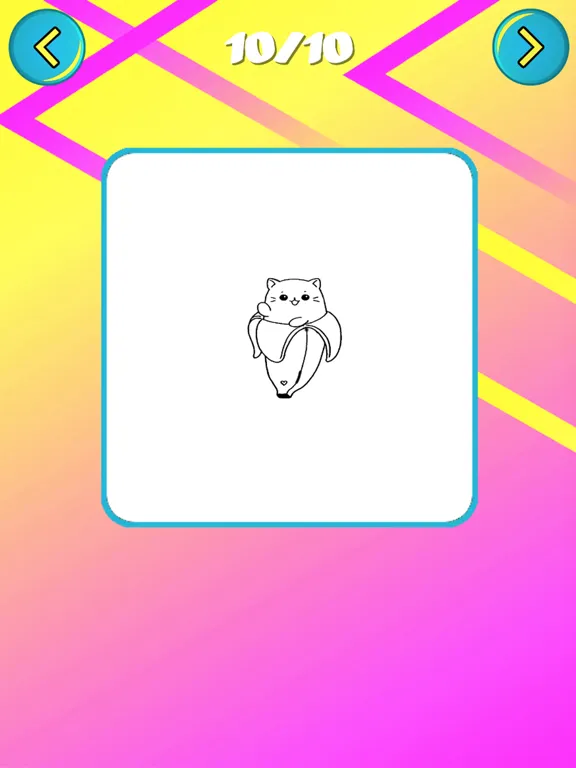 Zrzuty ekranu Coloring Banana Cat Artful iPad 