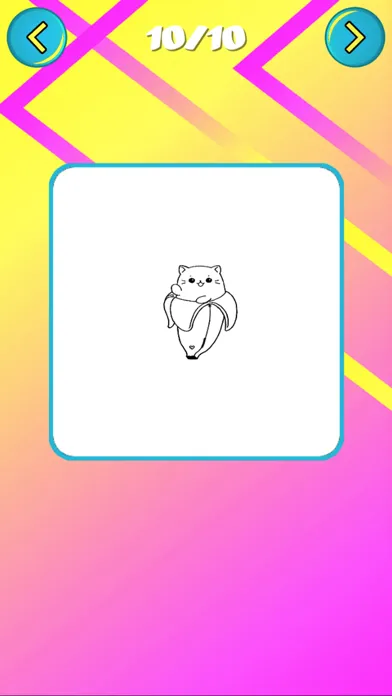 Zrzuty ekranu Coloring Banana Cat Artful
