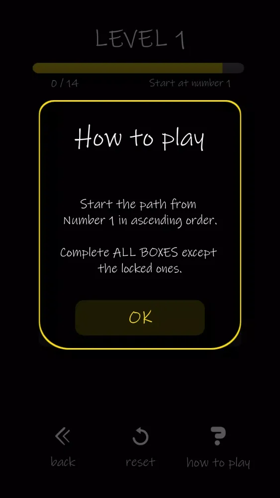 Tangkapan skrin Numberflow - one-line puzzle game