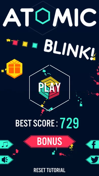 Tangkapan skrin Atomic Blink!