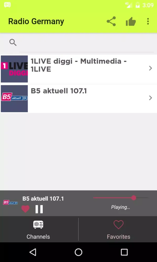 Radios de Alemania en Internet Screenshots