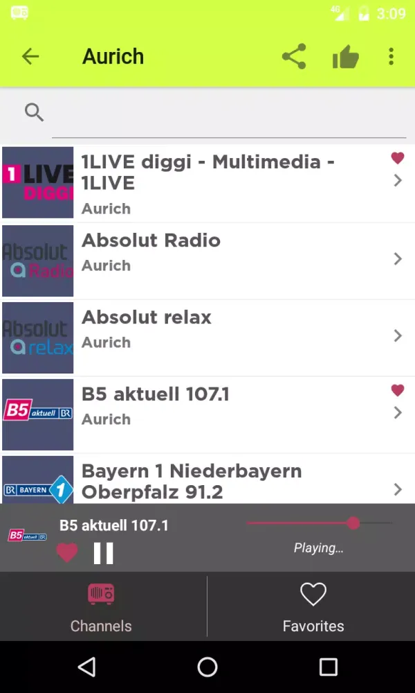 Radios de Alemania en Internet Screenshots