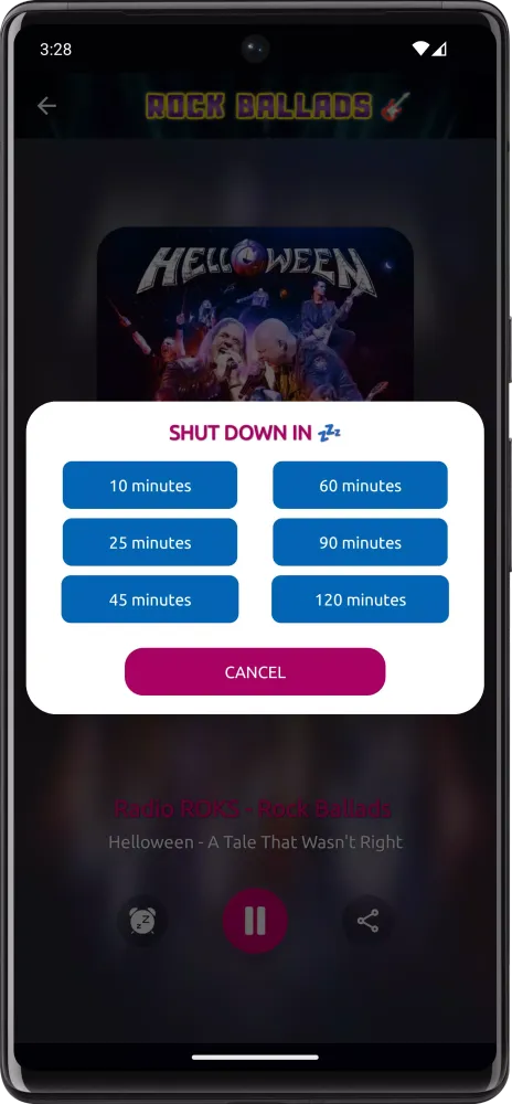 Rock Ballads Radio Screenshots