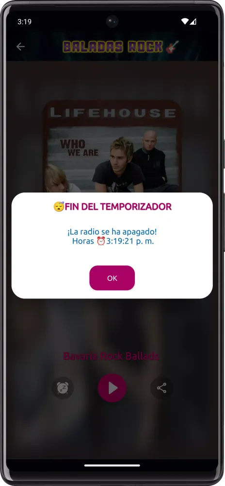 Rock Ballads Radio Screenshots