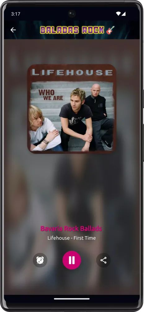 Rock Ballads Radio Screenshots