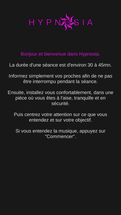 Capturas de pantalla de Hypnosia - Application Hypnose