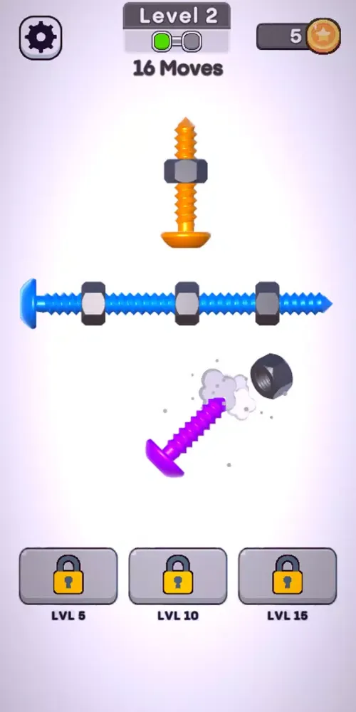 ภาพหน้าจอของ Nut Switch