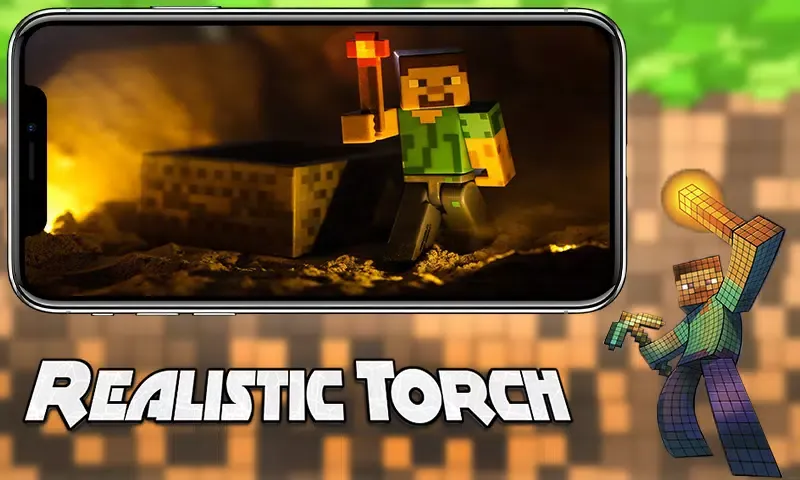 Realistic Torch Mod Minecraft Screenshots