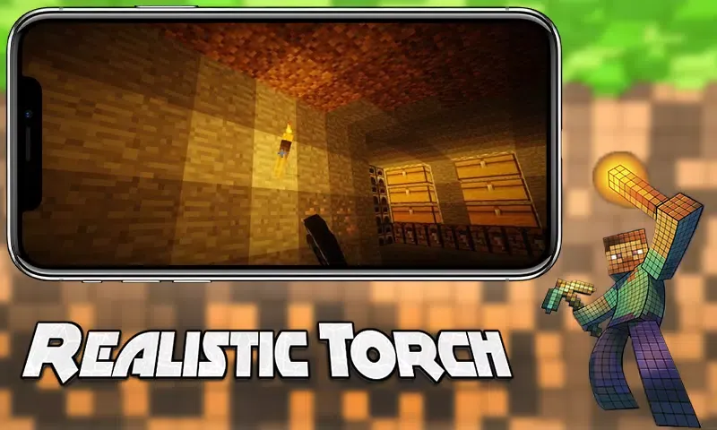 Realistic Torch Mod Minecraft Screenshots