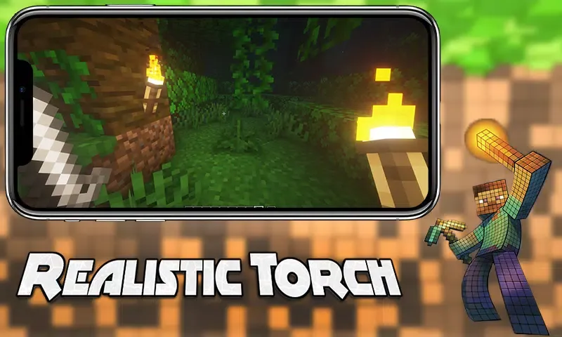 Realistic Torch Mod Minecraft Screenshots