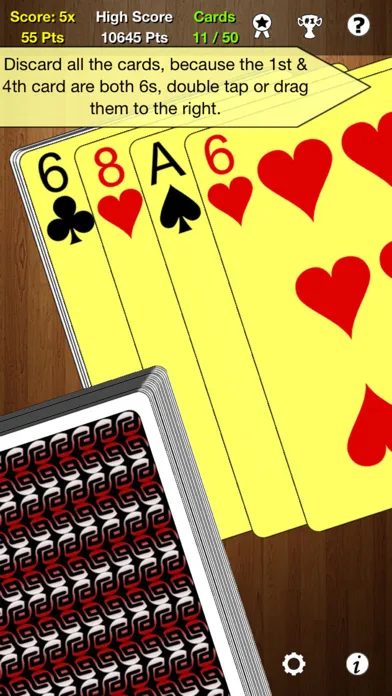 One Handed Solitaire 스크린샷
