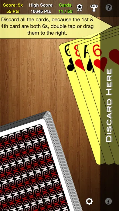 One Handed Solitaire 스크린샷