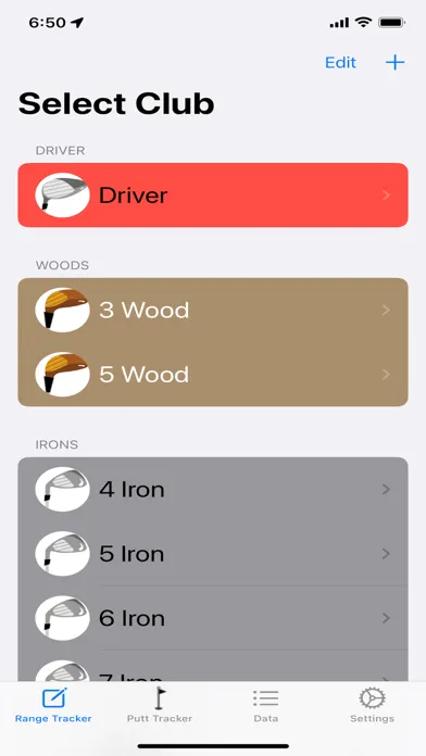 Driving Range Tracker سکرین شاٹس