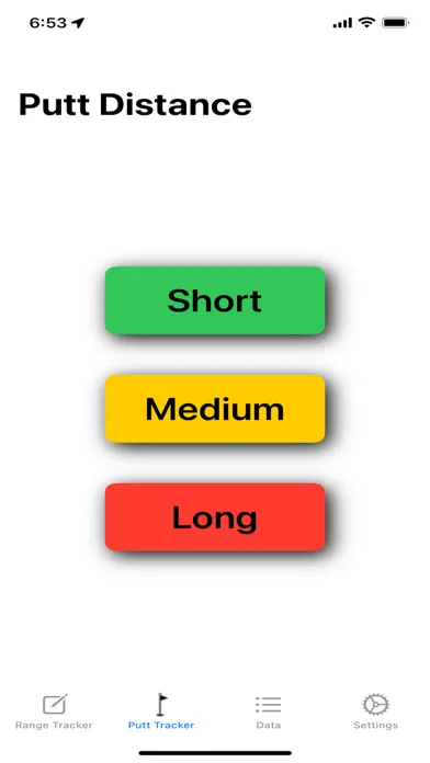 Driving Range Tracker سکرین شاٹس