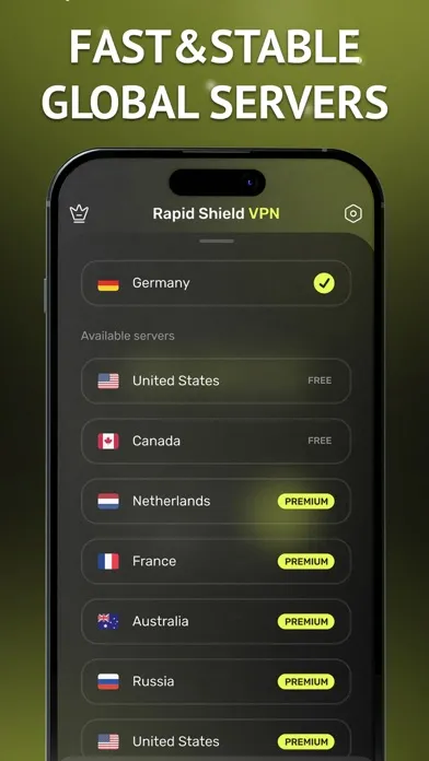 Rapid Shield VPN - Secure&Fast Ekran Görüntüleri