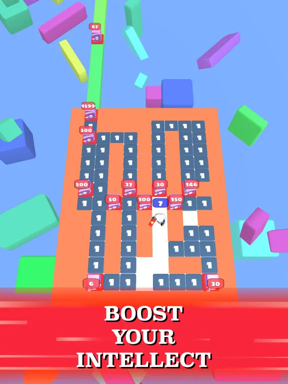 Tangkapan layar Stacky Maze: Puzzle Runner iPad