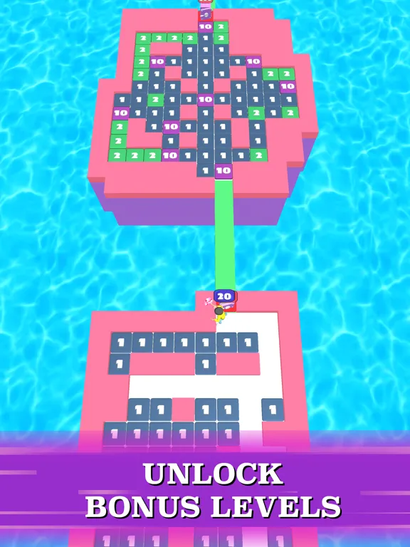 Tangkapan layar Stacky Maze: Puzzle Runner iPad