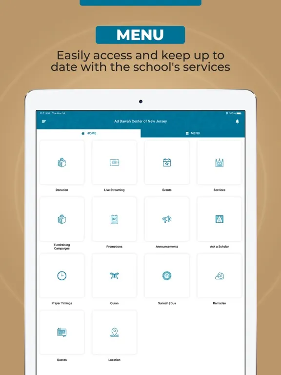 Ad Dawah Center Of New Jersey iPad  Screenshots