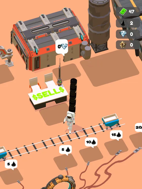 Zrzuty ekranu 3D Planet Miner iPad 