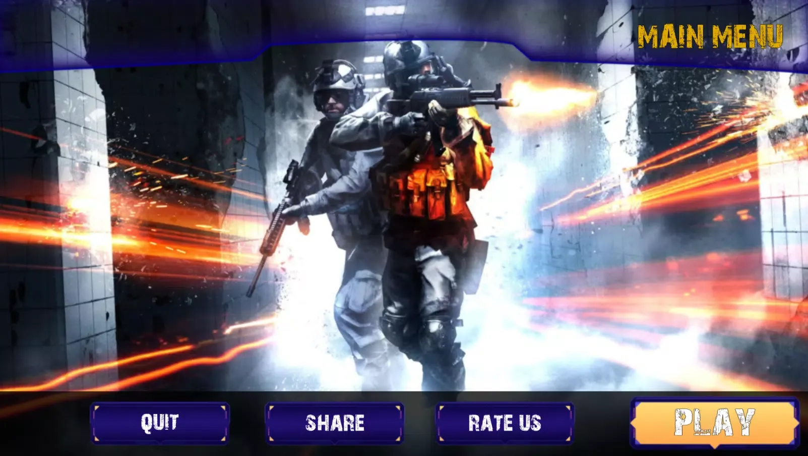FPS Army Commando Attack স্ক্রিনশট