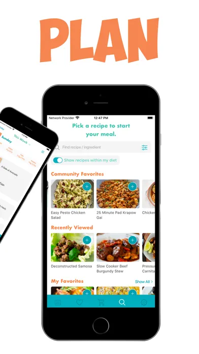 Capturas de pantalla de Real Plans - Meal Planner