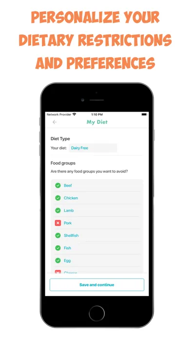 Capturas de pantalla de Real Plans - Meal Planner