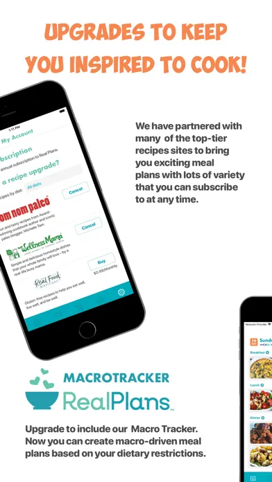 Capturas de pantalla de Real Plans - Meal Planner