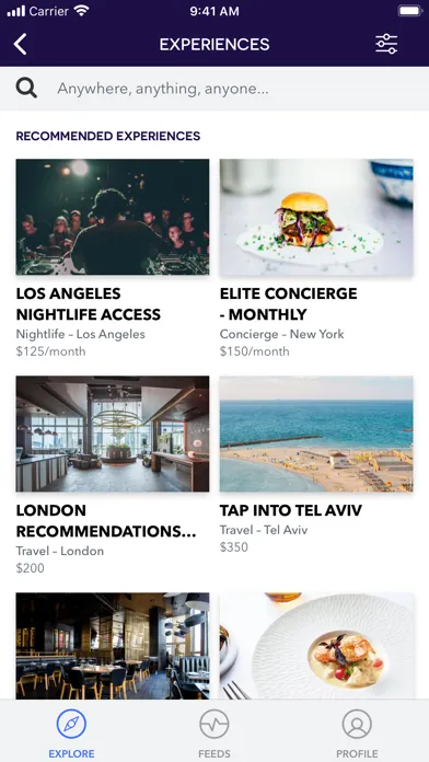 String - Food/Travel Discovery Screenshots