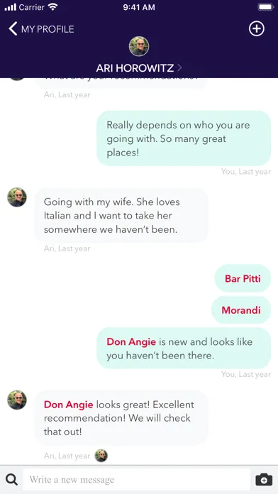 String - Food/Travel Discovery Screenshots