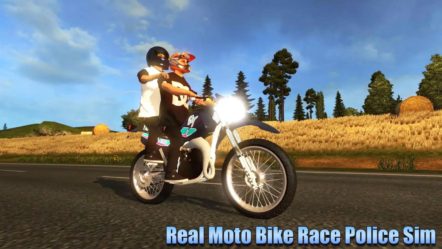 Screenshot di Real Moto Bike Race Police Sim