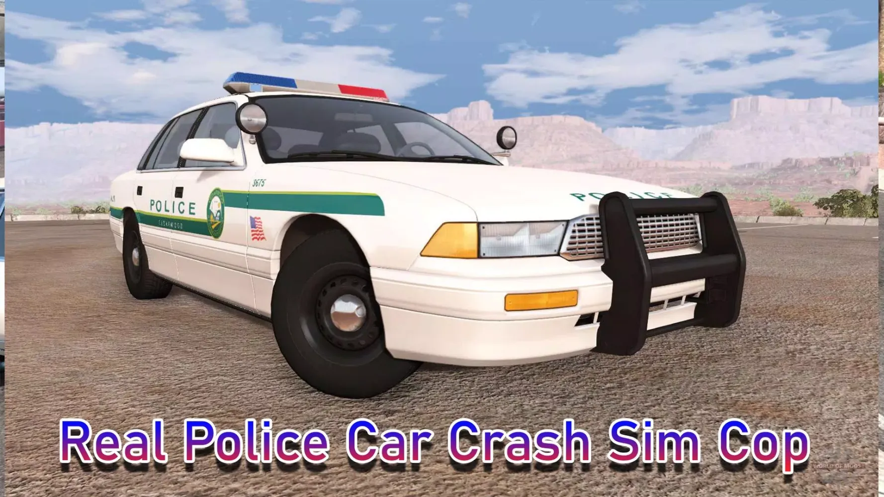 Real Police Car Crash Sim Cop Ekran Görüntüleri