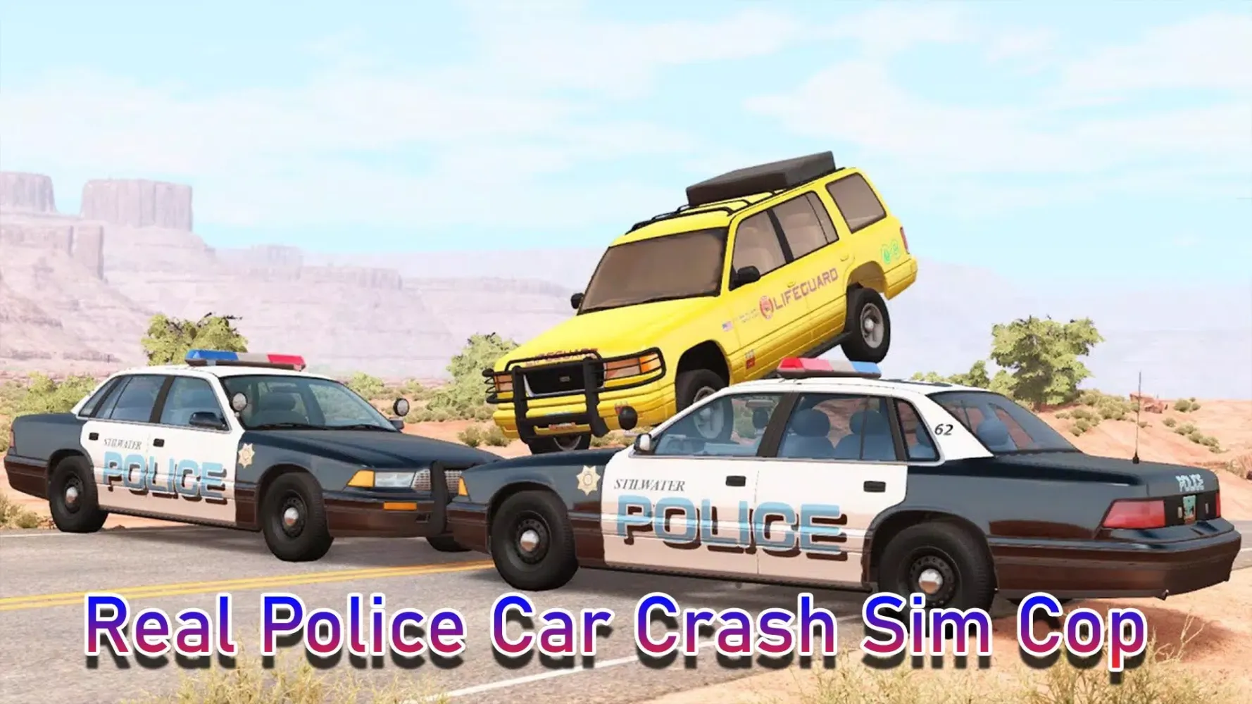 Real Police Car Crash Sim Cop Ekran Görüntüleri