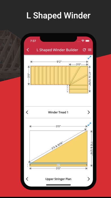 RedX Stairs - 3D Calculator應用截圖