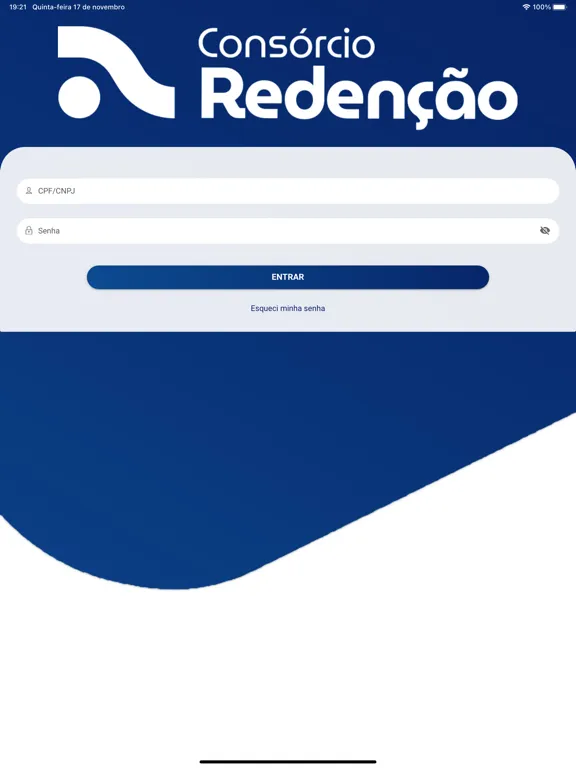 Ảnh chụp màn hình của Consórcio Redenção iPad 