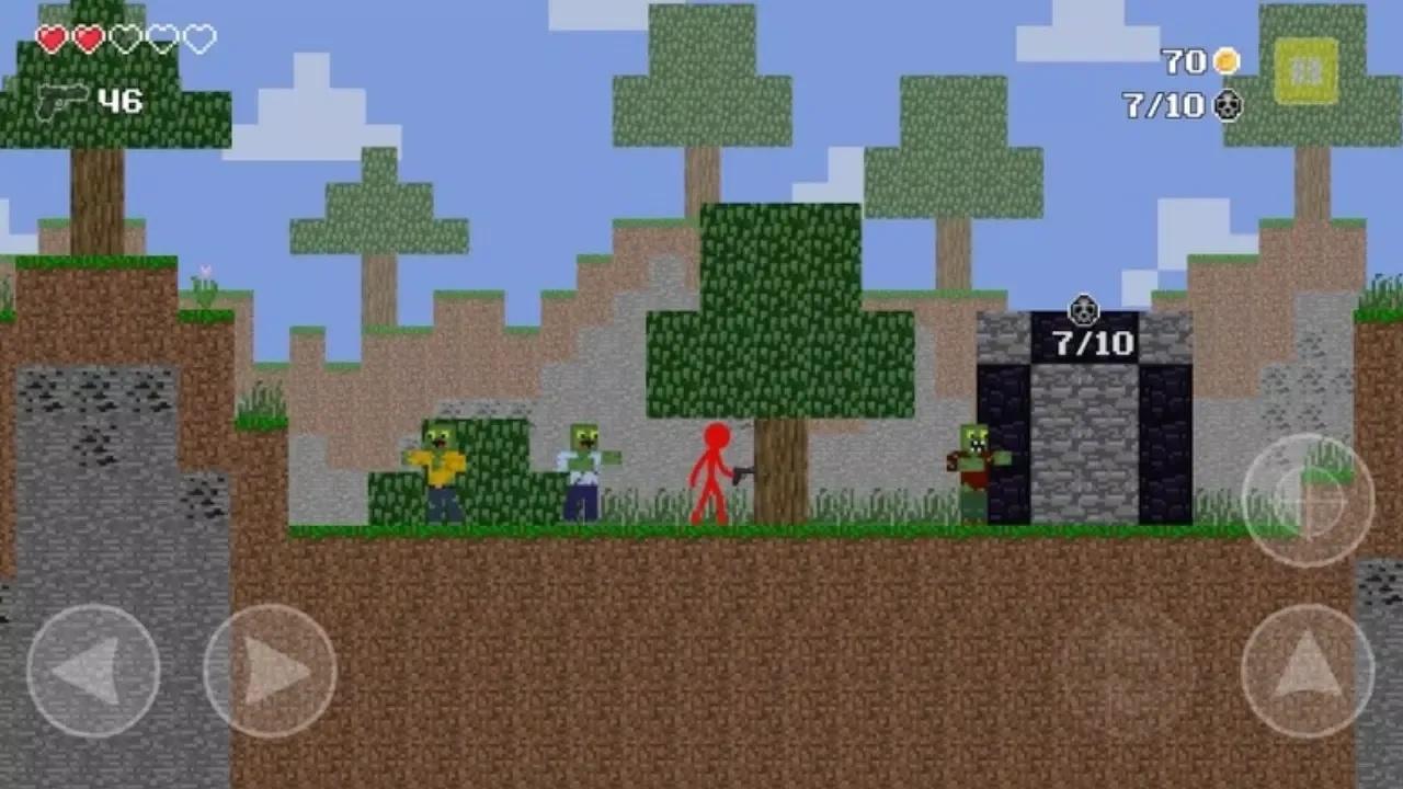 Capturas de pantalla de Red stick vs zombie