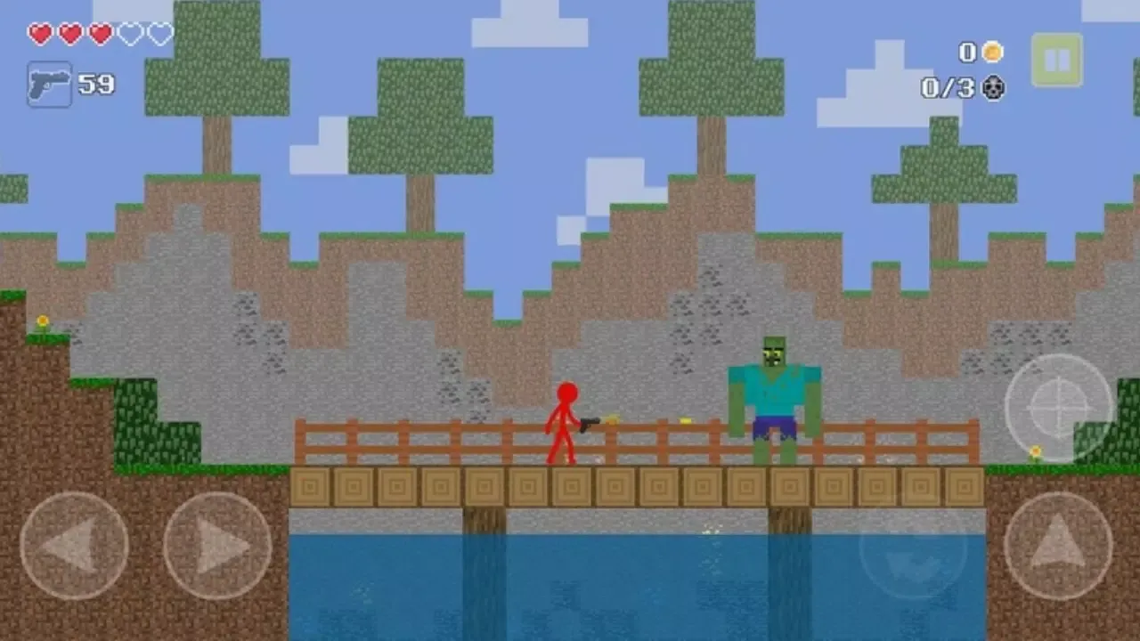 Capturas de pantalla de Red stick vs zombie