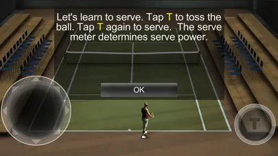 Screenshot di Cross Court Tennis 2 App