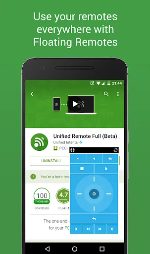 Captures d'écran de Unified Remote