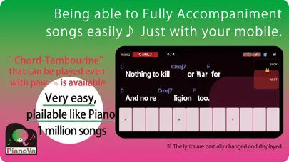 Captures d'écran de PianoVa for songs