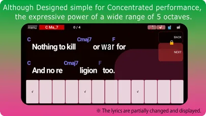 Captures d'écran de PianoVa for songs