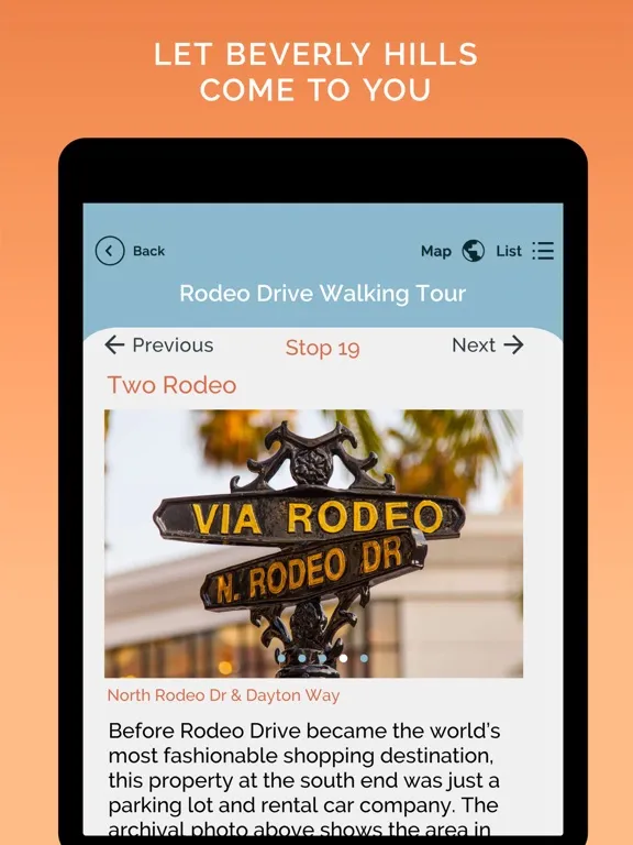 Beverly Hills Experience iPad 应用截图