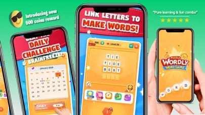 Zrzuty ekranu Wordly: Link to Create Words!