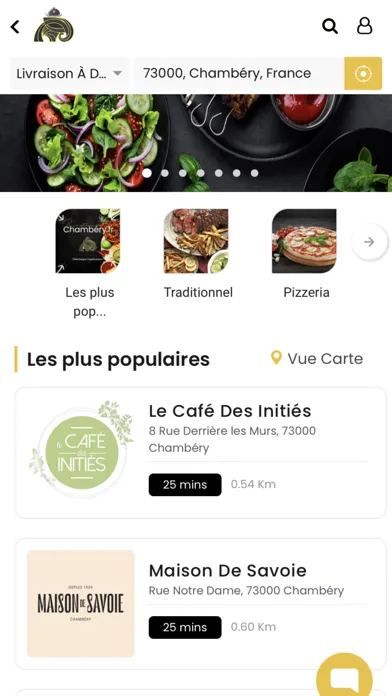 Restaurants Chambery स्क्रीनशॉट