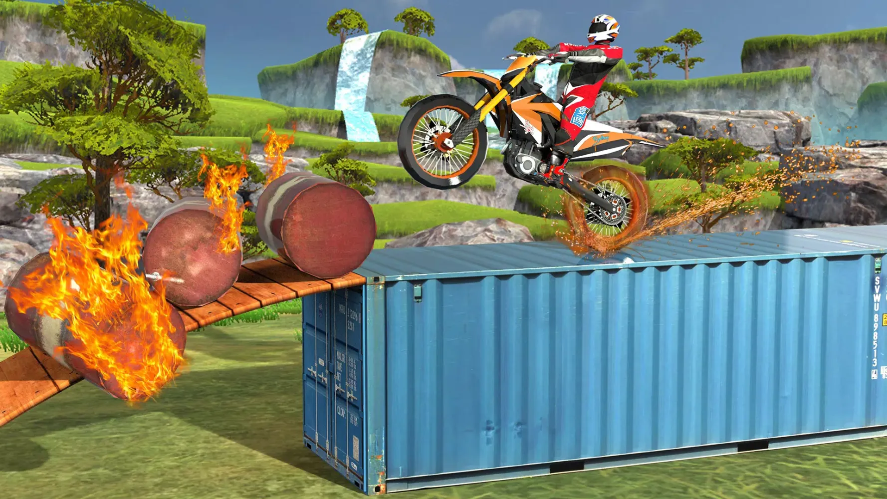 Capturas de tela do Dirt Bike Stunt - Bike Racing