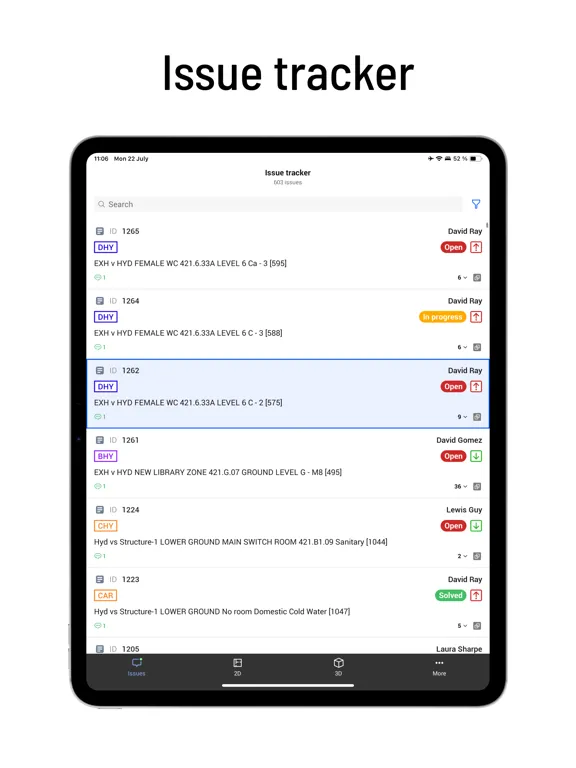 Revizto Site iPad  Ekran Görüntüleri