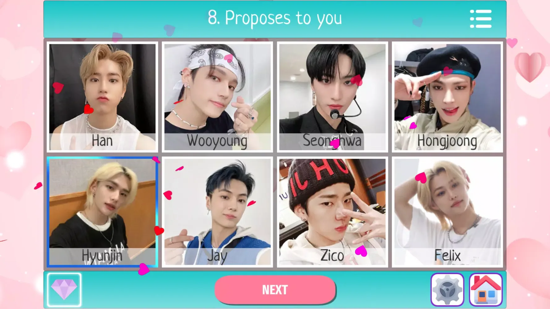 K-Pop Dating Game স্ক্রিনশট